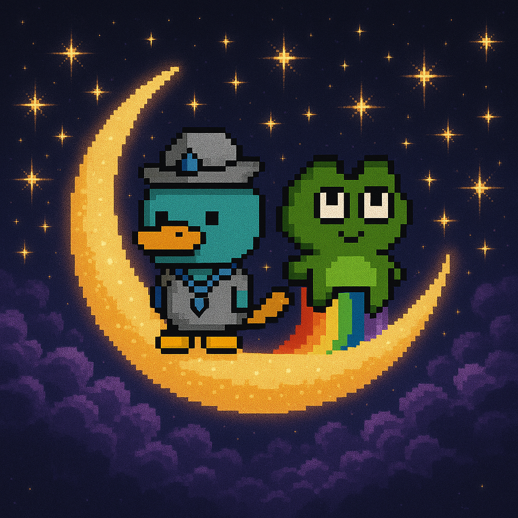THOG on the moon with a friend